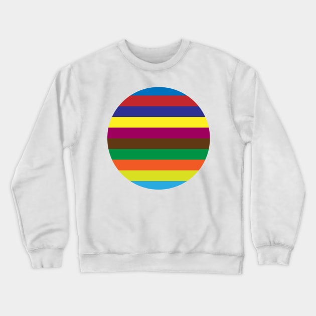 Colorful abstract Crewneck Sweatshirt by enflow